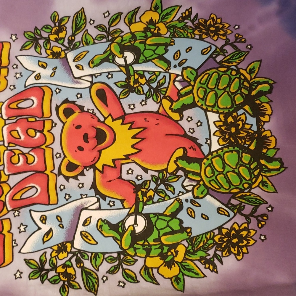 Purple tie dye 💜 GRATEFUL DEAD T SHIRT - Picture 2 of 5